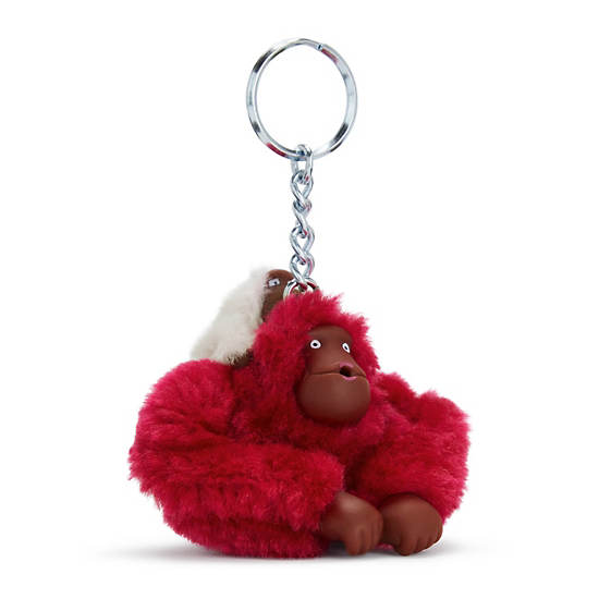 Kipling Mom And Baby Sven Monkey Keychain Accessoires Rood | BE 1951VR